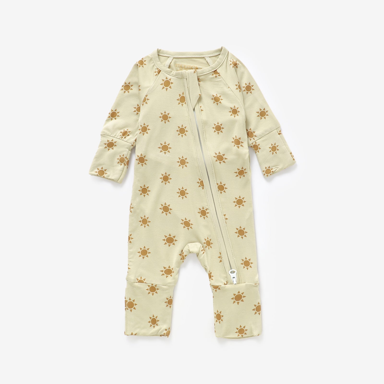 Peek-A-Poo Bamboo Pajama in Sunshine – Meemo Jeemo