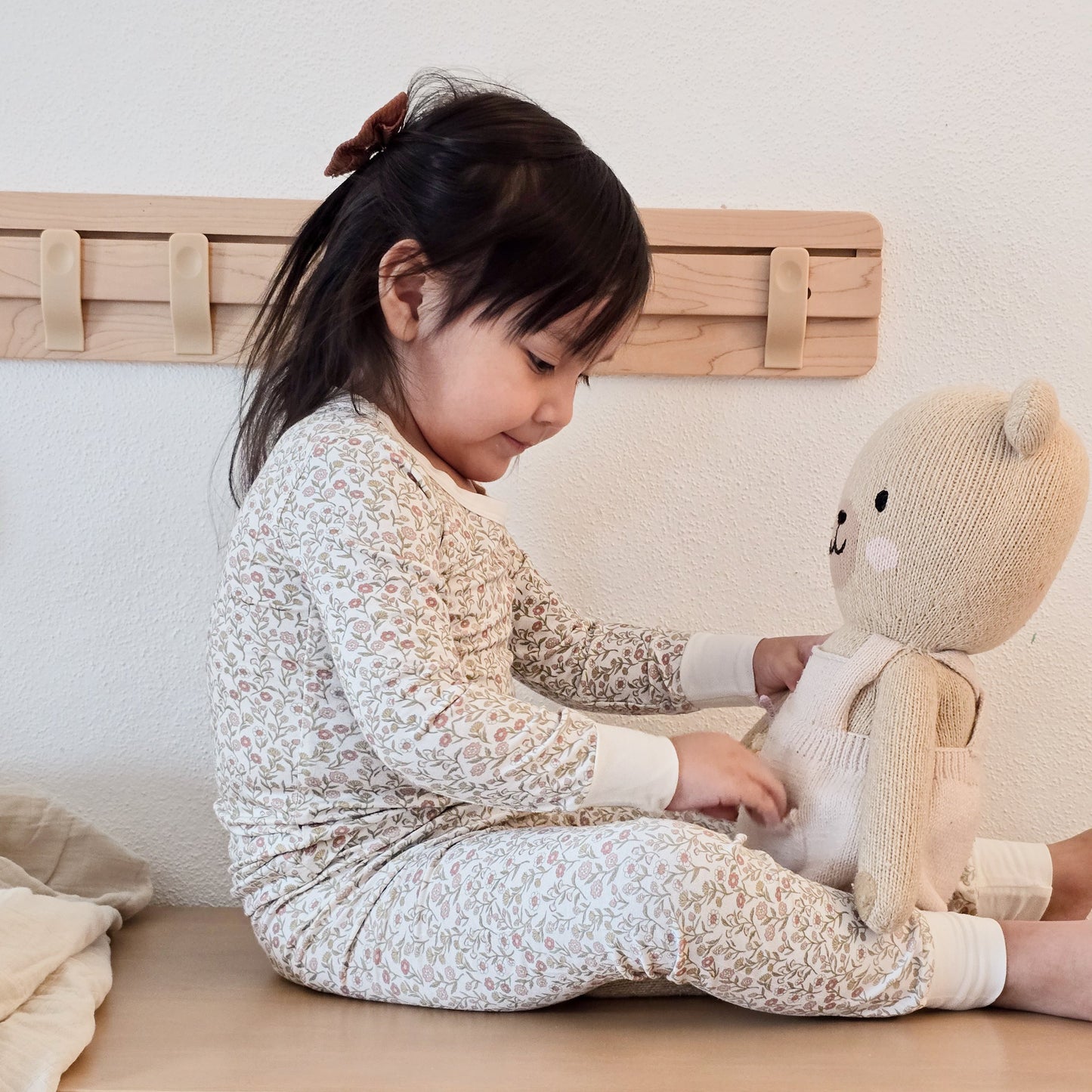 Peek-A-Poo Bamboo Two-Piece Pajama in Wildflower