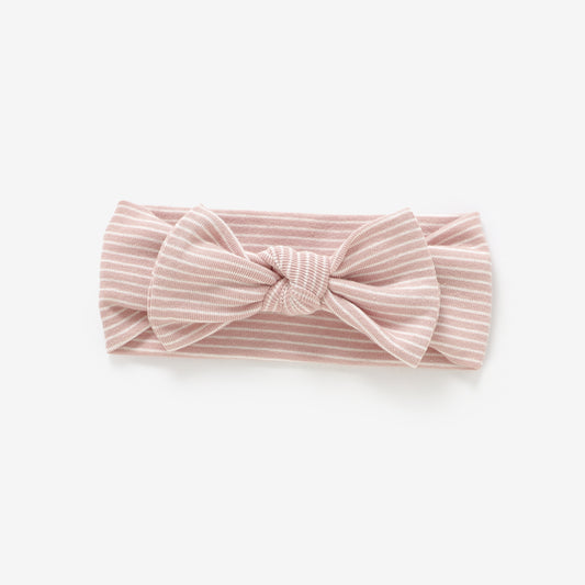 Headband Organic Cotton in Pink Stripes