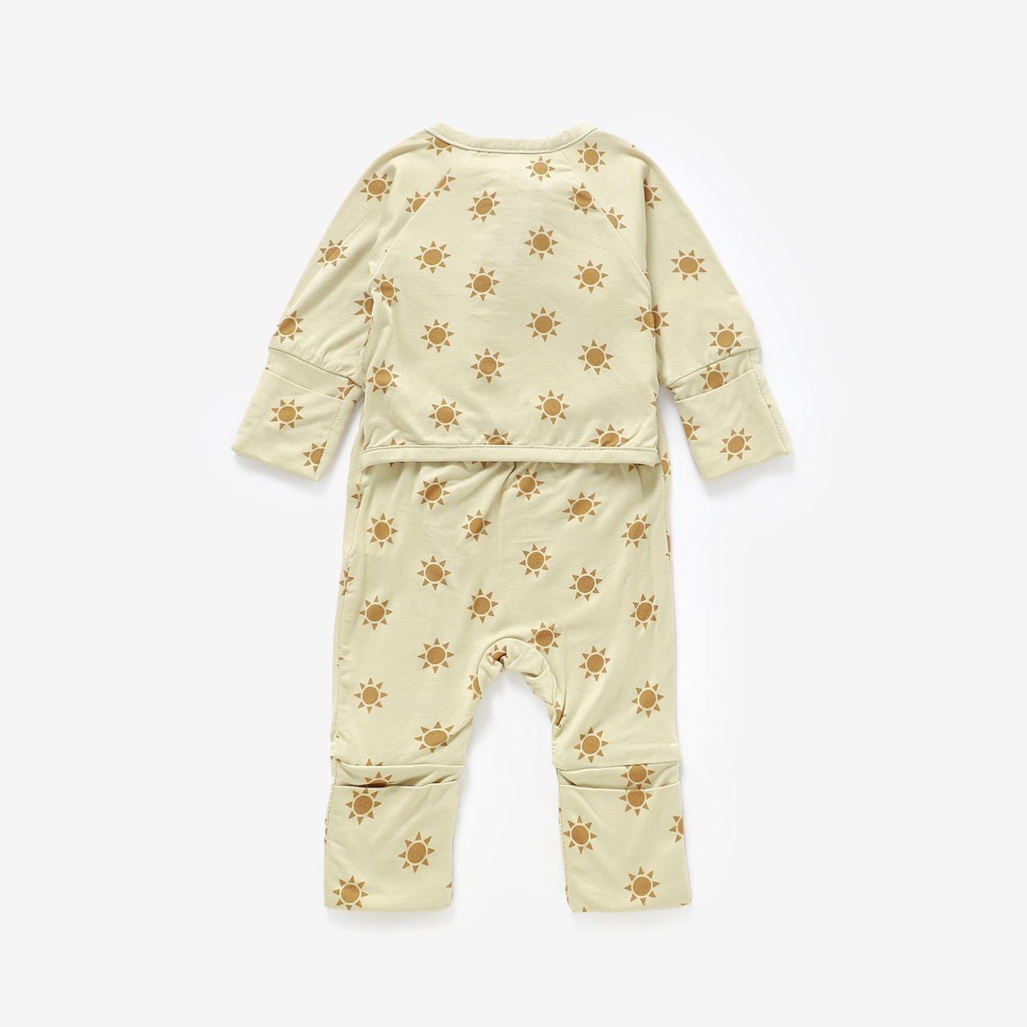 Peek-A-Poo Bamboo Pajama in Sunshine