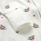 Peek-A-Poo Bamboo Pajama in Ski Penguin