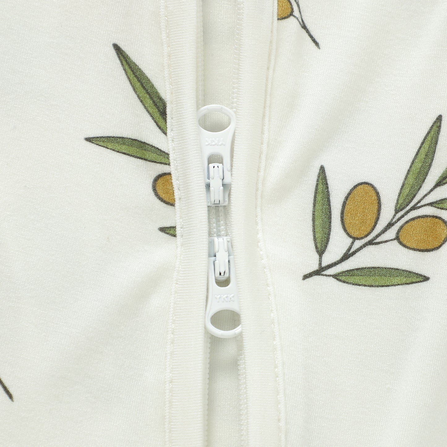 Peek-A-Poo Bamboo Pajama in Olives