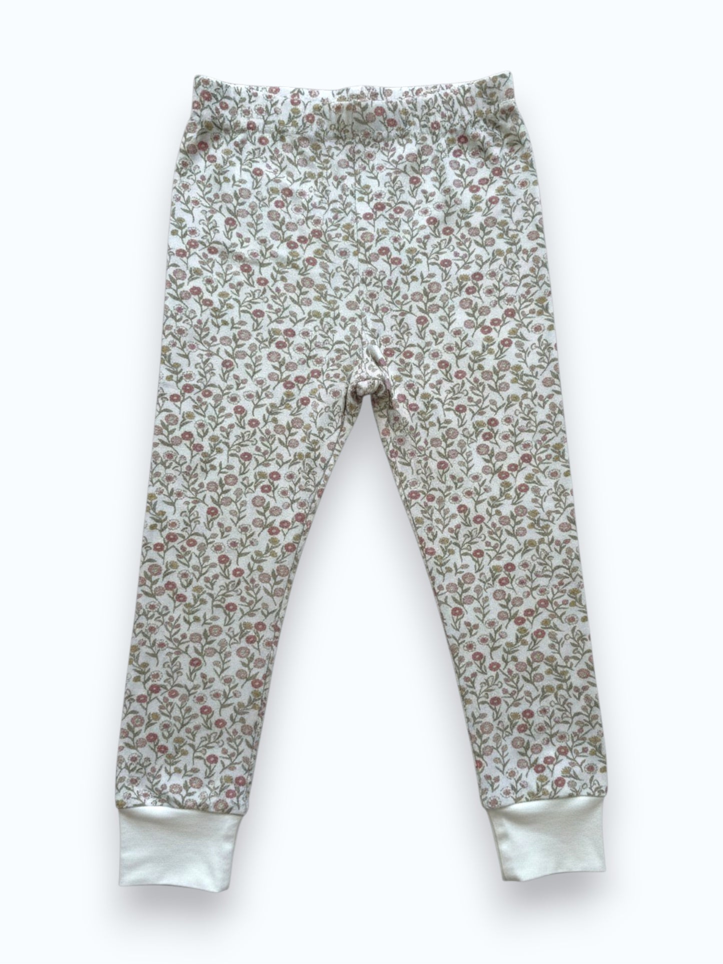 Peek-A-Poo Bamboo Two-Piece Pajama Set in Wildflower
