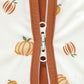 Peek-A-Poo Bamboo Pajama in Pumpkin