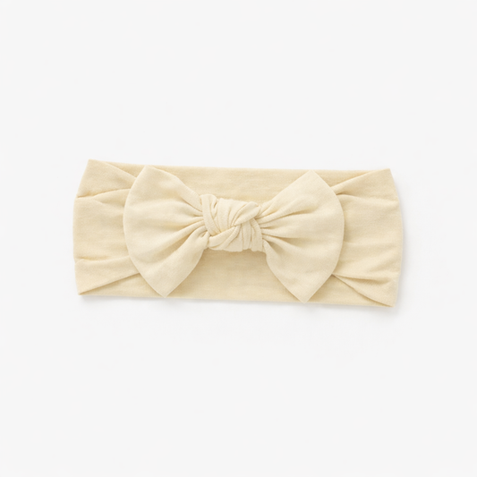 Headband Bamboo in Soft Yellow