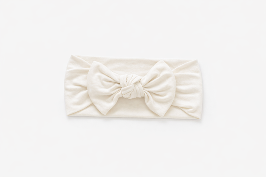 Headband Bamboo in White