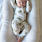 Peek-A-Poo Bamboo Pajama in Olives
