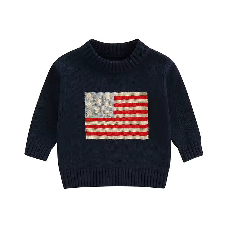 American Flag Sweater